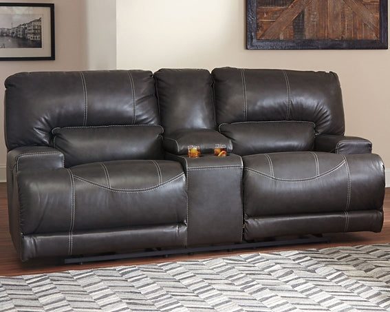 McCaskill DBL REC PWR Loveseat w/Console