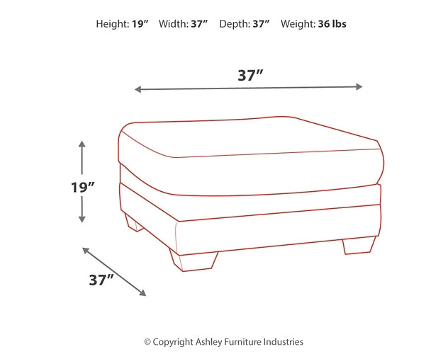 Tracling Oversized Accent Ottoman