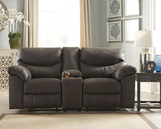 Boxberg DBL Rec Loveseat w/Console