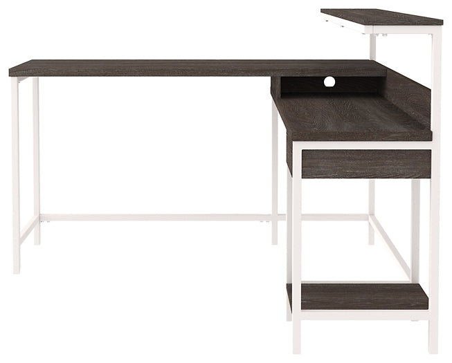 Dorrinson L-Desk with Storage