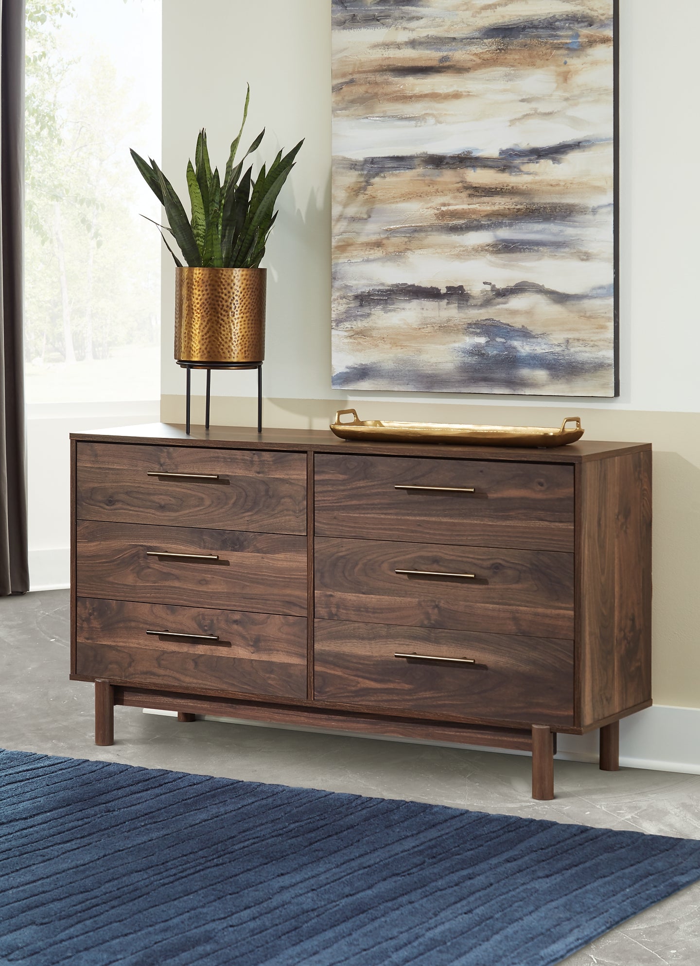 Calverson Six Drawer Dresser