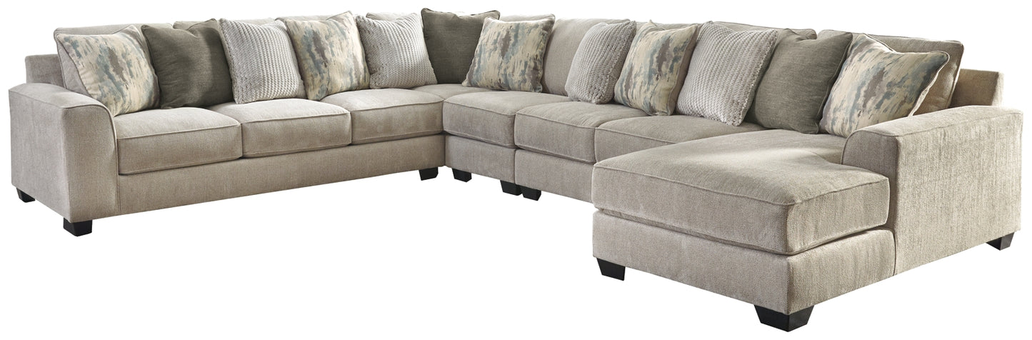 Ardsley 5-Piece Sectional with Chaise