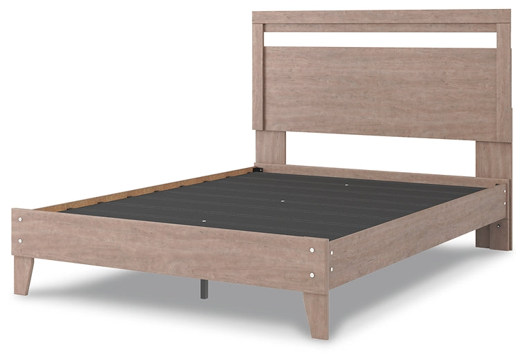 Flannia  Panel Platform Bed