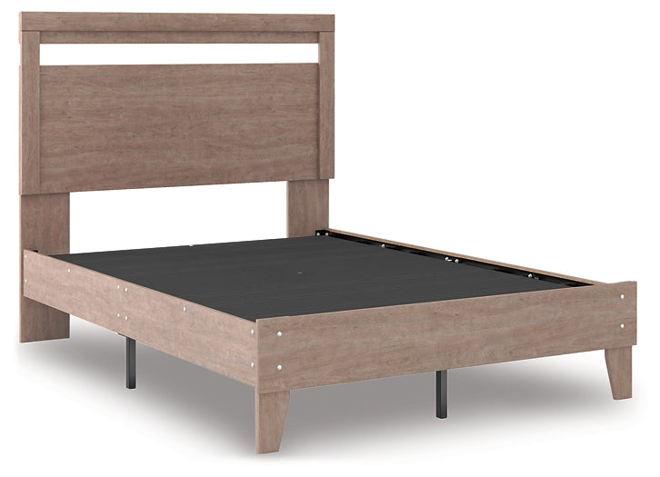 Flannia  Panel Platform Bed