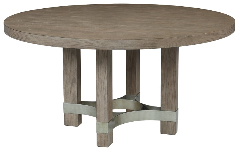 Chrestner Round Dining Room Table