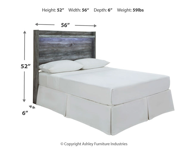 Baystorm Full Panel Headboard with Dresser