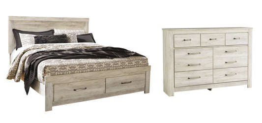 Bellaby  Platform Bed With 2 Storage Drawers With Dresser