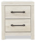 Cambeck  Panel Bed With 4 Storage Drawers With Mirrored Dresser, Chest And Nightstand