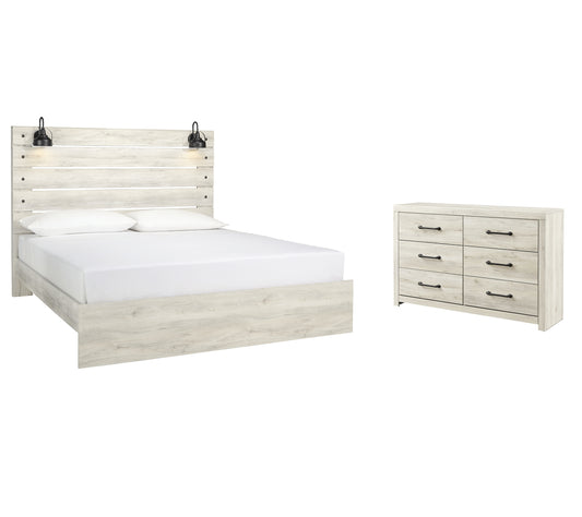 Cambeck  Panel Bed With Dresser