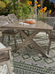 Beach Front Outdoor Dining Table and 4 Chairs