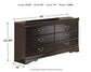 Huey Vineyard  Sleigh Headboard With Dresser