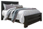 Brinxton Queen Panel Bed with 2 Nightstands