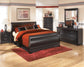 Huey Vineyard  Sleigh Bed With Dresser