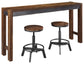 Torjin Counter Height Dining Table and 2 Barstools