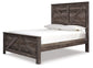 Wynnlow  Crossbuck Panel Bed With Dresser