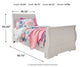 Anarasia Twin Sleigh Bed with Dresser