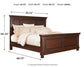 Porter  Panel Bed With Dresser