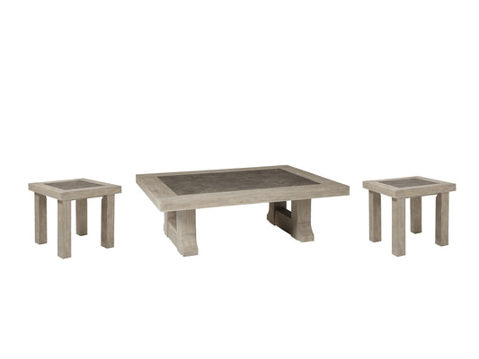 Hennington Coffee Table with 2 End Tables