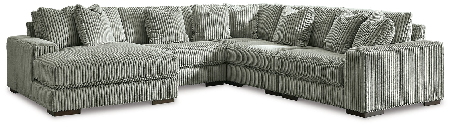 Lindyn 5-Piece Sectional with Ottoman