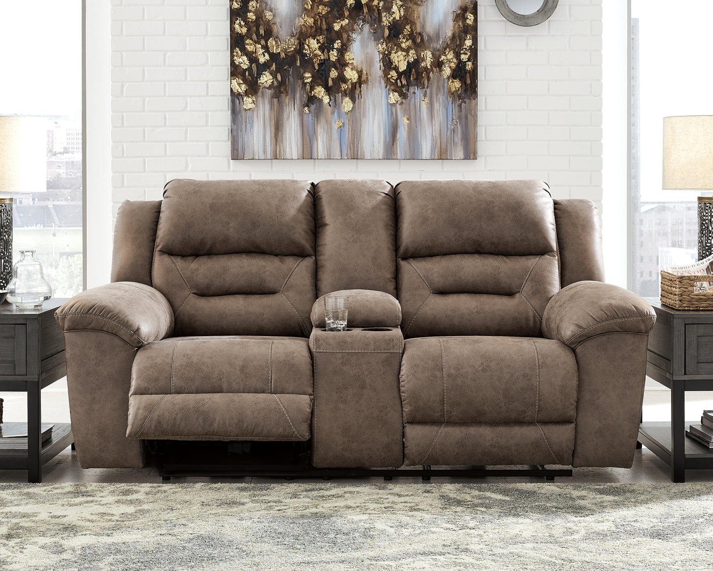 Stoneland Sofa, Loveseat and Recliner