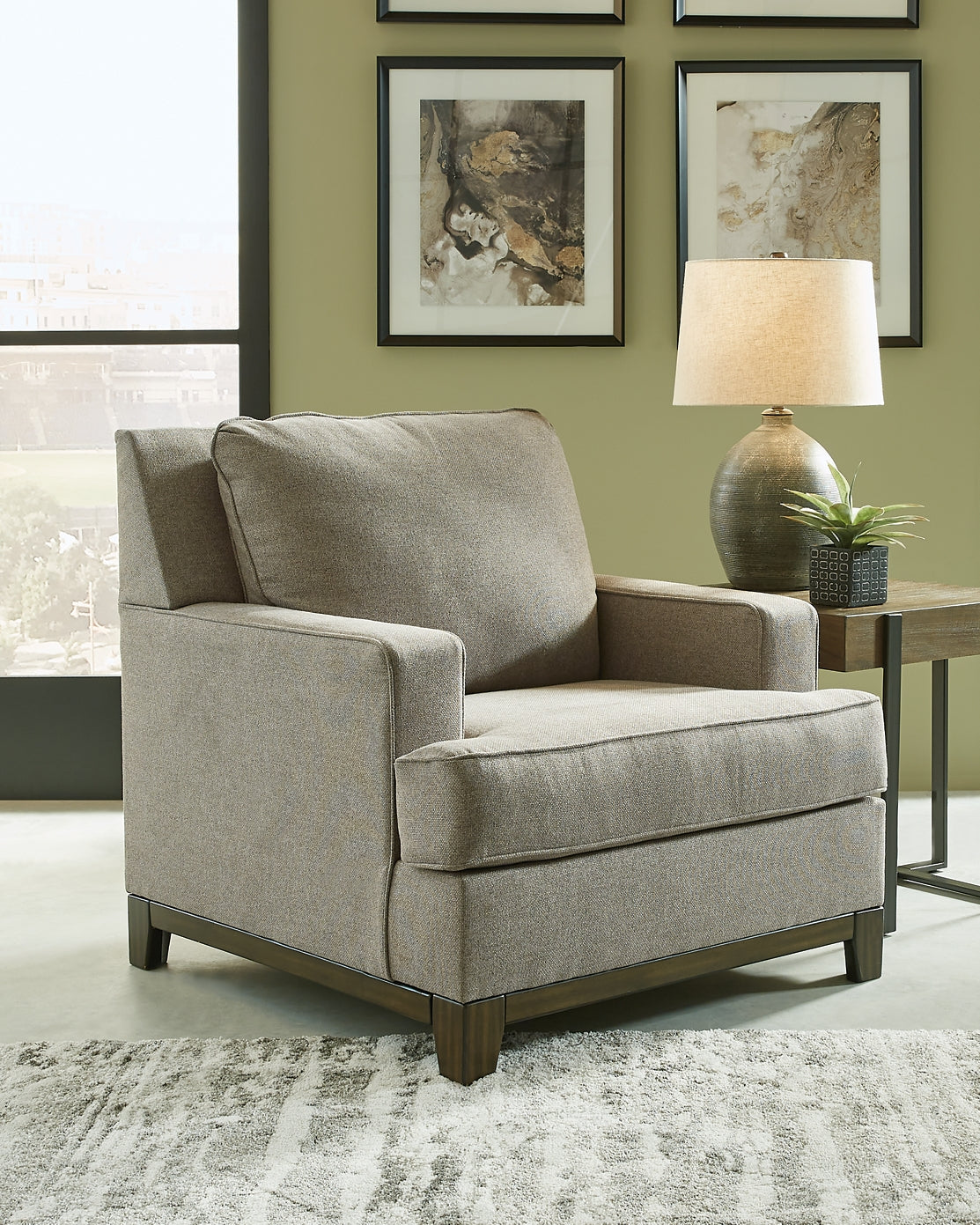 Kaywood Chair and Ottoman