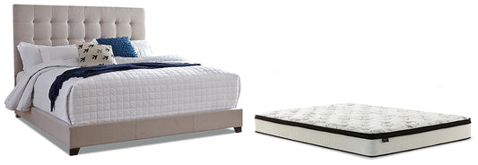 Dolante Queen Upholstered Bed with Mattress