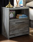 Baystorm King Panel Bed with Mirrored Dresser, Chest and 2 Nightstands