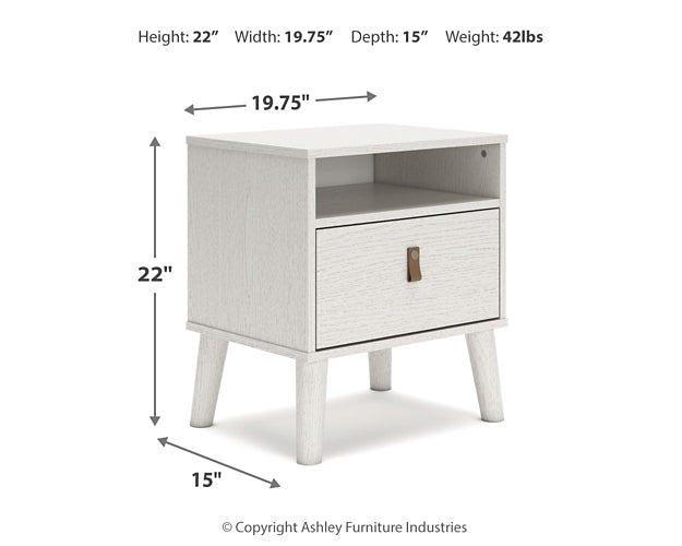 Aprilyn Twin Platform Bed with Dresser and 2 Nightstands