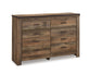 Trinell King/California King Panel Headboard with Dresser, Chest and 2 Nightstands