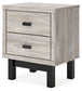 Vessalli Two Drawer Night Stand