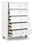 Fortman Five Drawer Chest