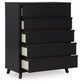 Danziar Five Drawer Wide Chest