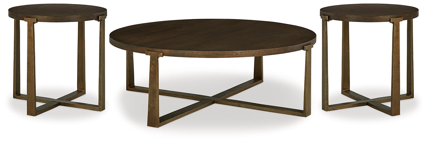 Balintmore Coffee Table with 2 End Tables