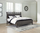 Montillan California King Panel Bed with Dresser