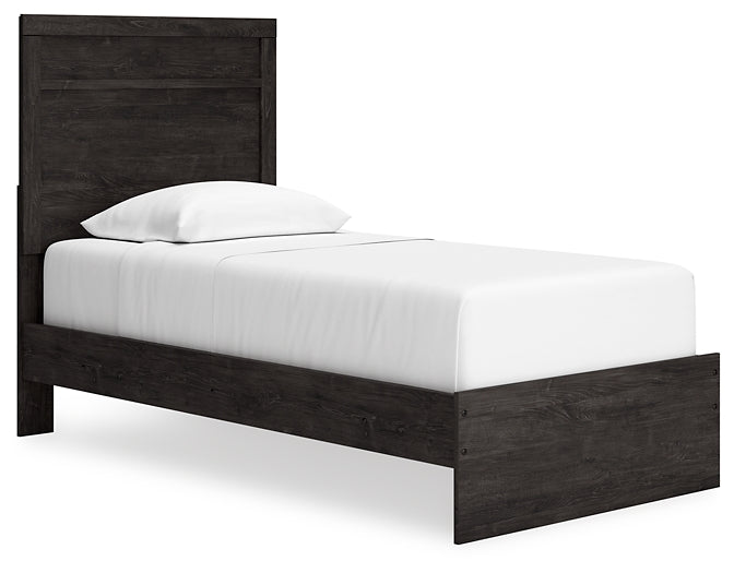 Belachime Twin Panel Bed with Dresser