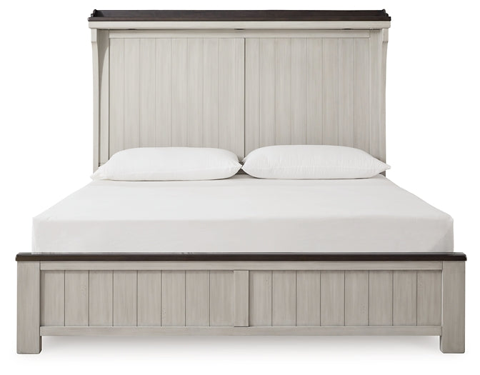 Darborn California King Panel Bed with Dresser