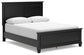 Lanolee Queen Panel Bed with Mirrored Dresser and 2 Nightstands