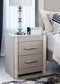 Surancha Queen Poster Bed with Mirrored Dresser and 2 Nightstands