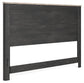 Nanforth King/California King Panel Headboard with Mirrored Dresser and 2 Nightstands