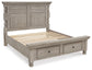 Harrastone Queen Panel Bed with Dresser