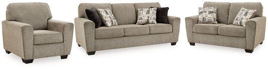 McCluer Sofa, Loveseat and Chair