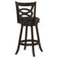 Calecita Wood Swivel Bar Stool Cappuccino (Set of 2)