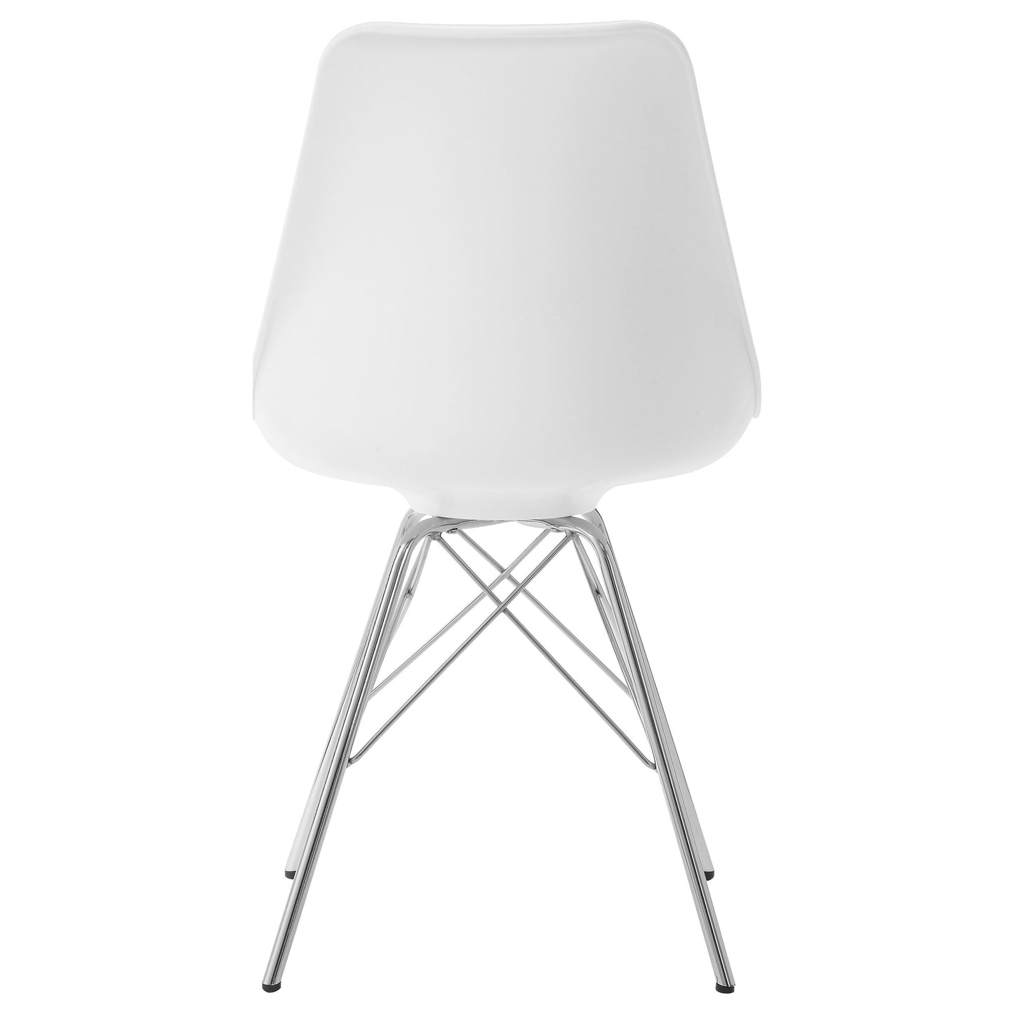 Juniper Polypropylene Dining Side Chair White (Set of 2)