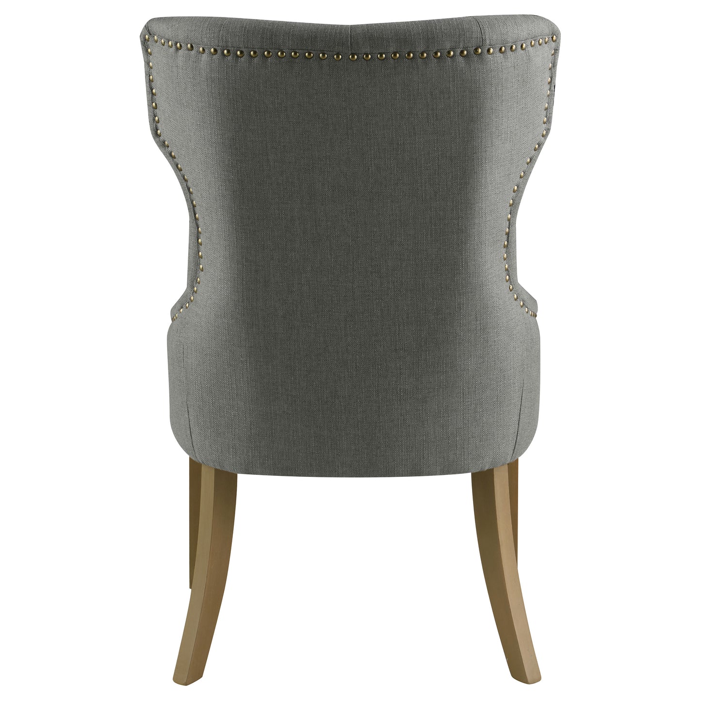 Baney Tufted Upholstered Dining Chair Grey and Rustic Grey