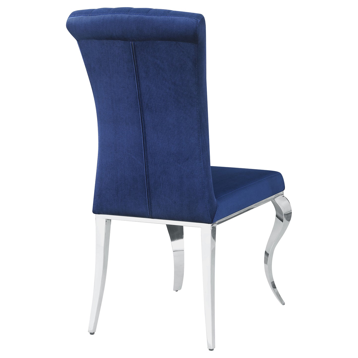 Betty Velvet Upholstered Dining Chair Ink Blue (Set of 4)