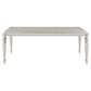 Bling Game 86-inch Extension Dining Table Metallic Platinum