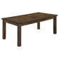 Coleman Rectangular 79-inch Dining Table Rustic Golden Brown