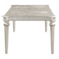 Evangeline 96-inch Extension Leaf Dining Table Silver Oak