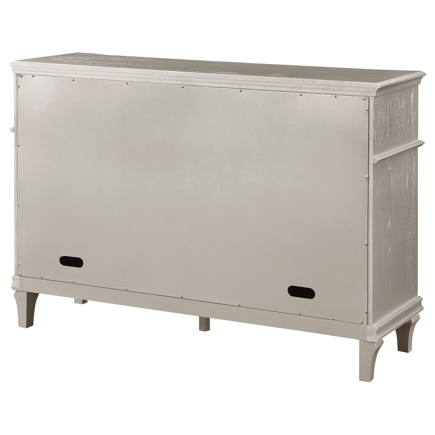 Evangeline 4-drawer Sideboard Buffet Cabinet Silver Oak