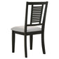 Appleton Wood Dining Side Chair Washed Black (Set of 2)